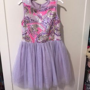 Girl’s sequin dress for spring